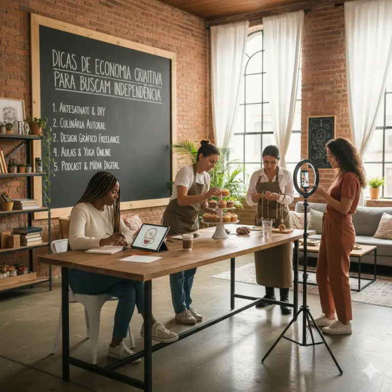 Economia criativa no dia a dia para mulheres